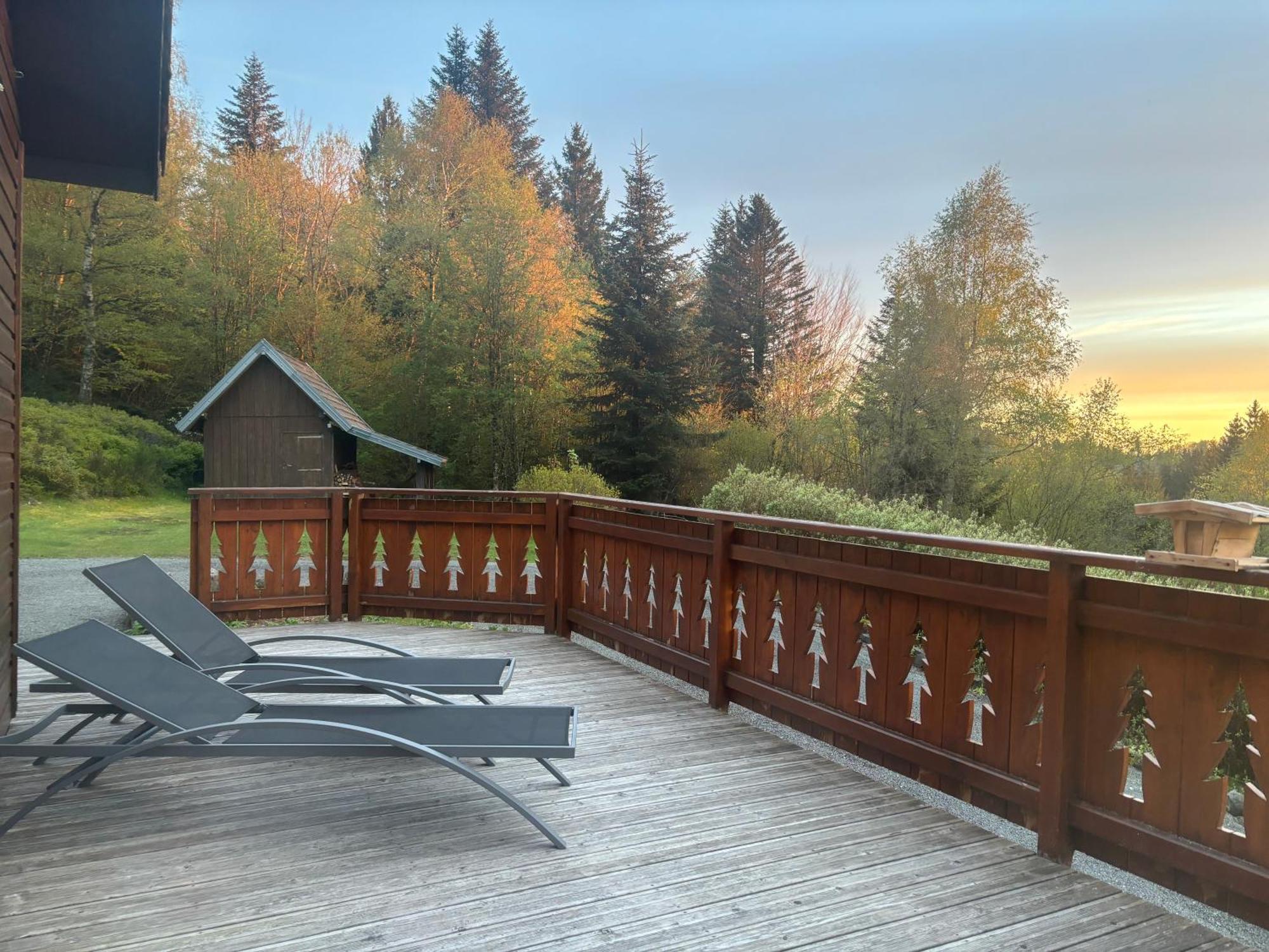 Chalet Avec Jacuzzi Prive, Vue Sur Les Vosges Belfahy Exterior foto