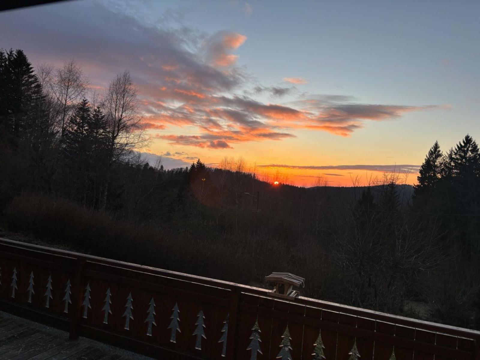 Chalet Avec Jacuzzi Prive, Vue Sur Les Vosges Belfahy Exterior foto