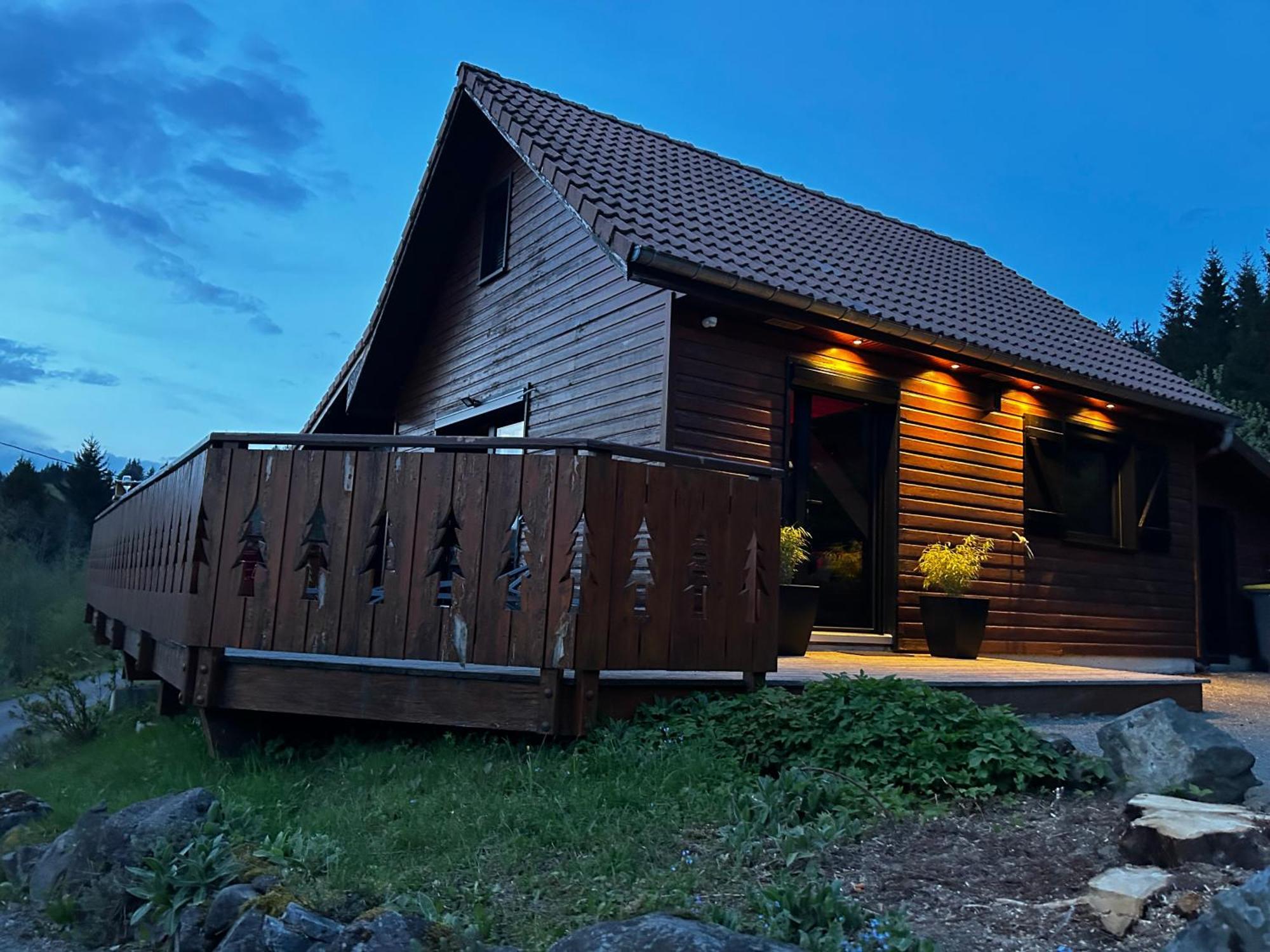 Chalet Avec Jacuzzi Prive, Vue Sur Les Vosges Belfahy Exterior foto
