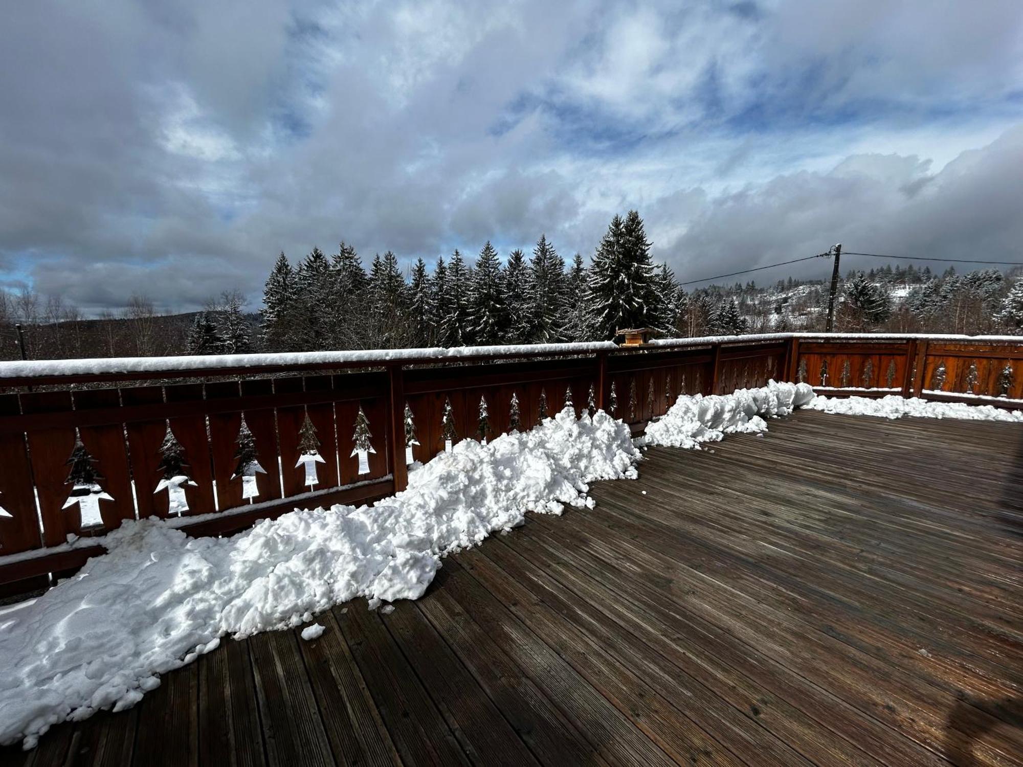 Chalet Avec Jacuzzi Prive, Vue Sur Les Vosges Belfahy Exterior foto